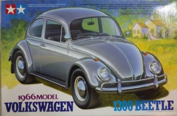 Tamiya 1966 Volkswagen Beetle box art