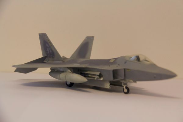 F-22 completed front left view