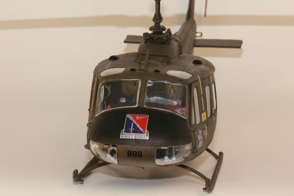 UH-1D complete front view