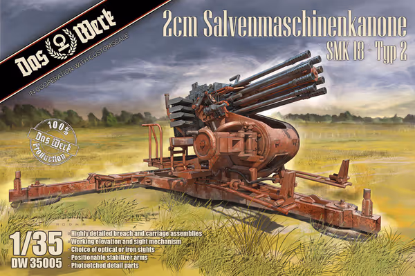 Das Werk 2cm salvenmaschinen-kanone boxart